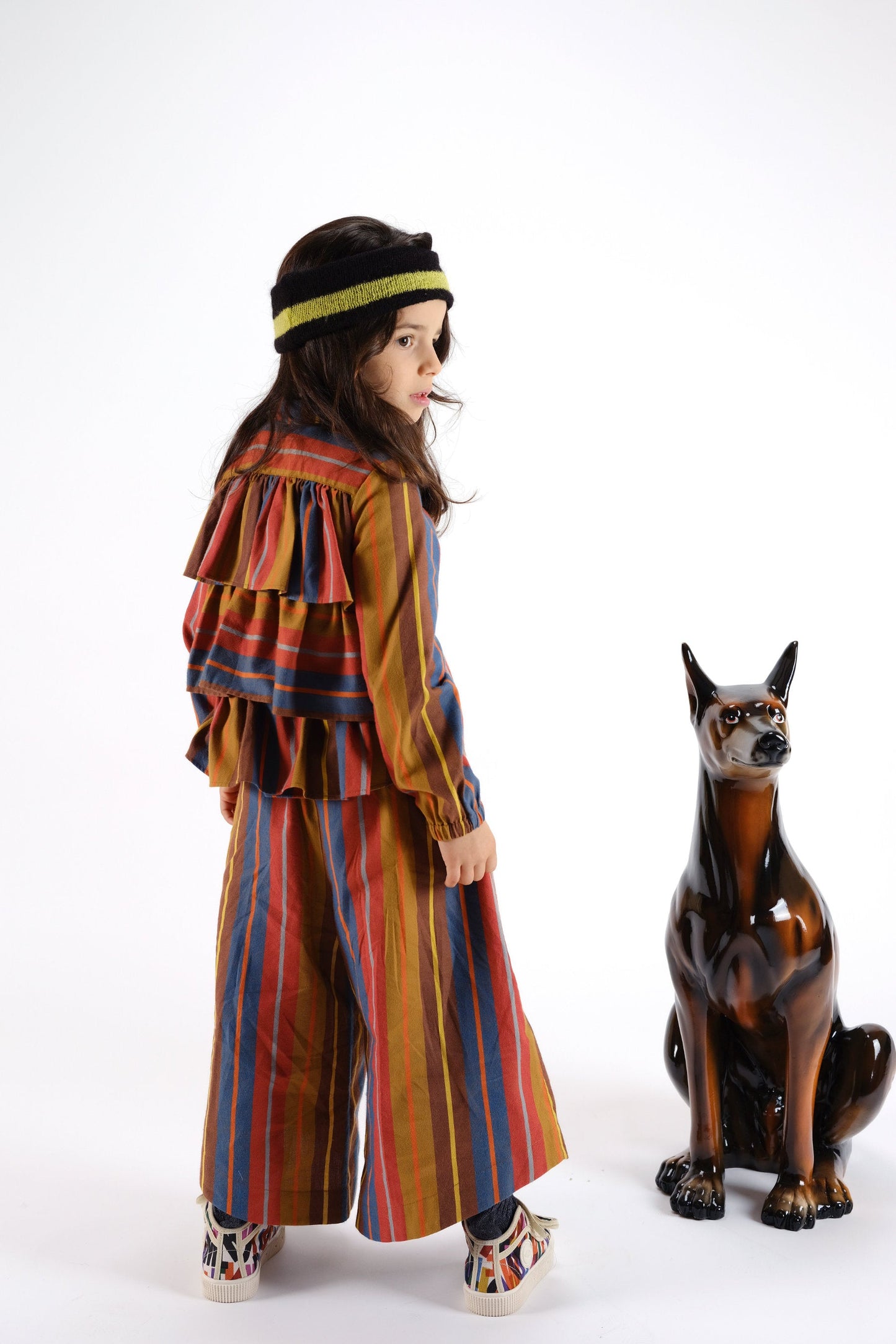 TROUSERS Elsa Vintage Stripes