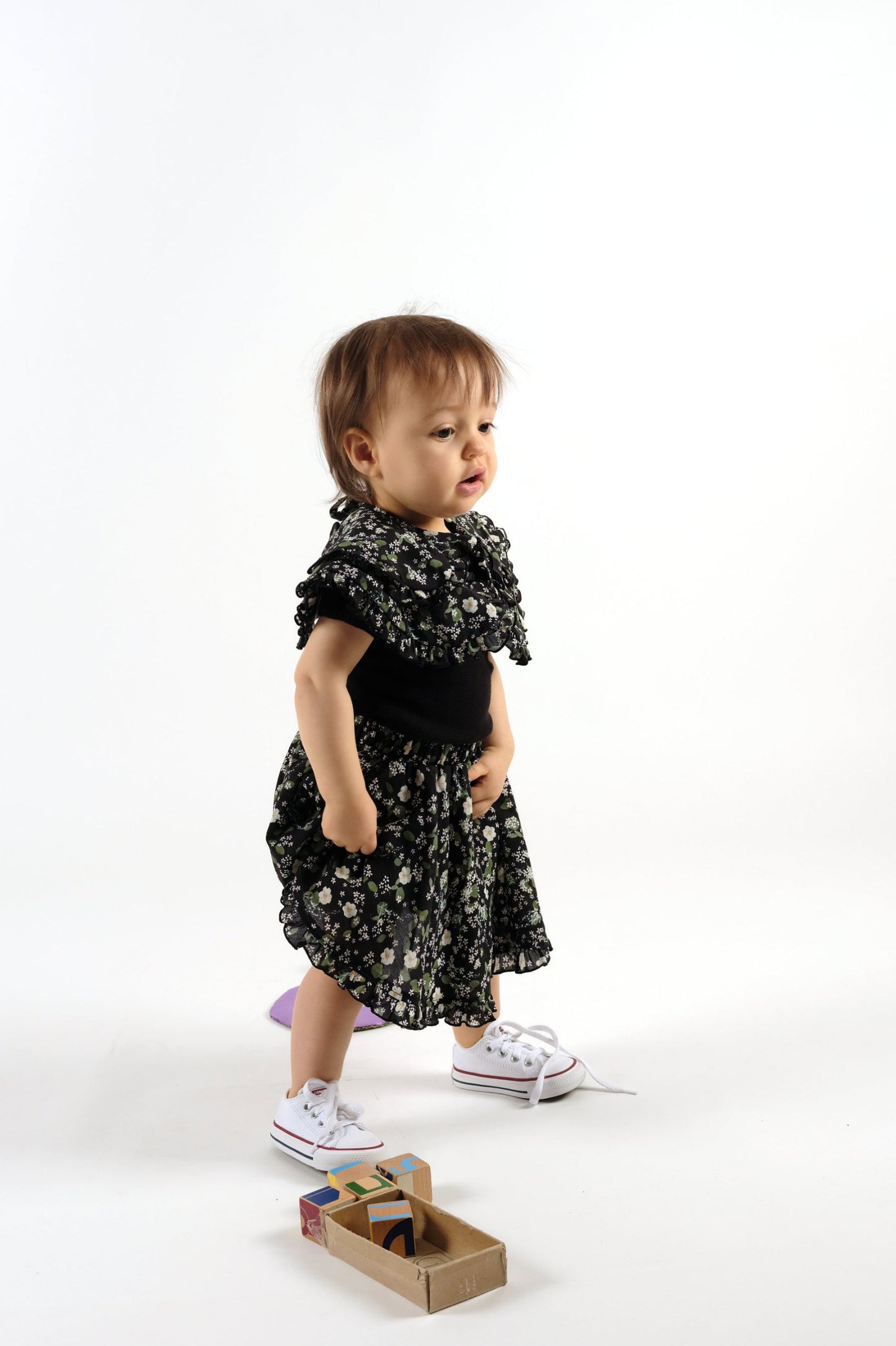 SHORTS Luisa Black Garden