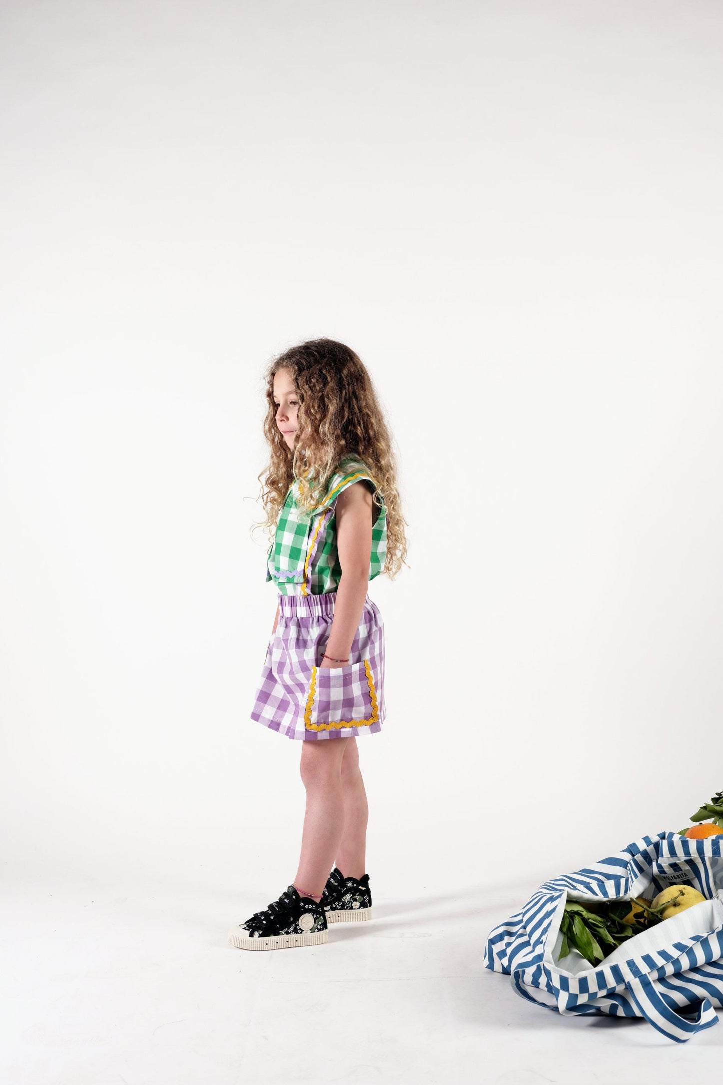 BLOUSE Gabriela Vichy Green