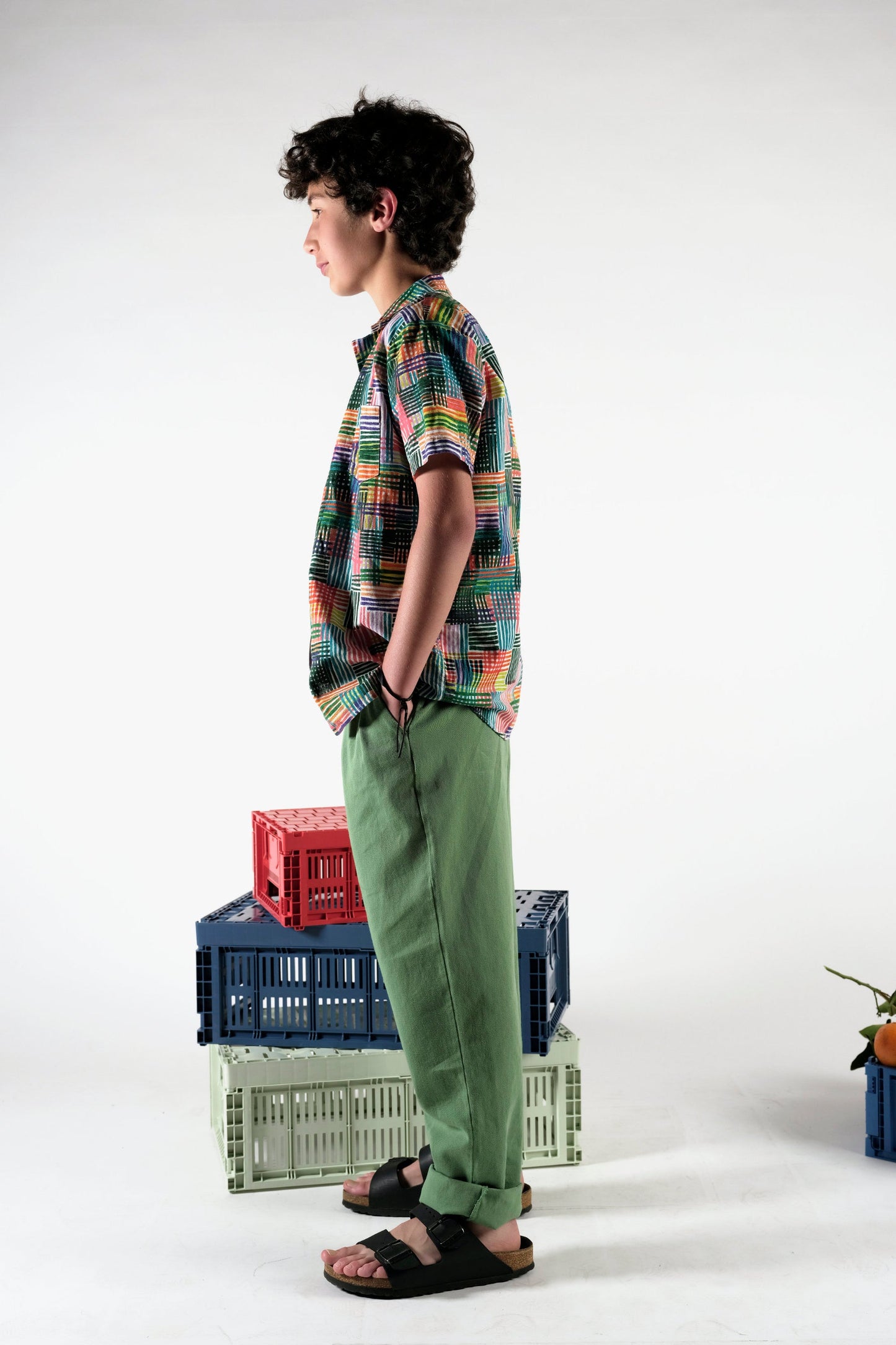 TROUSERS André Stone Green