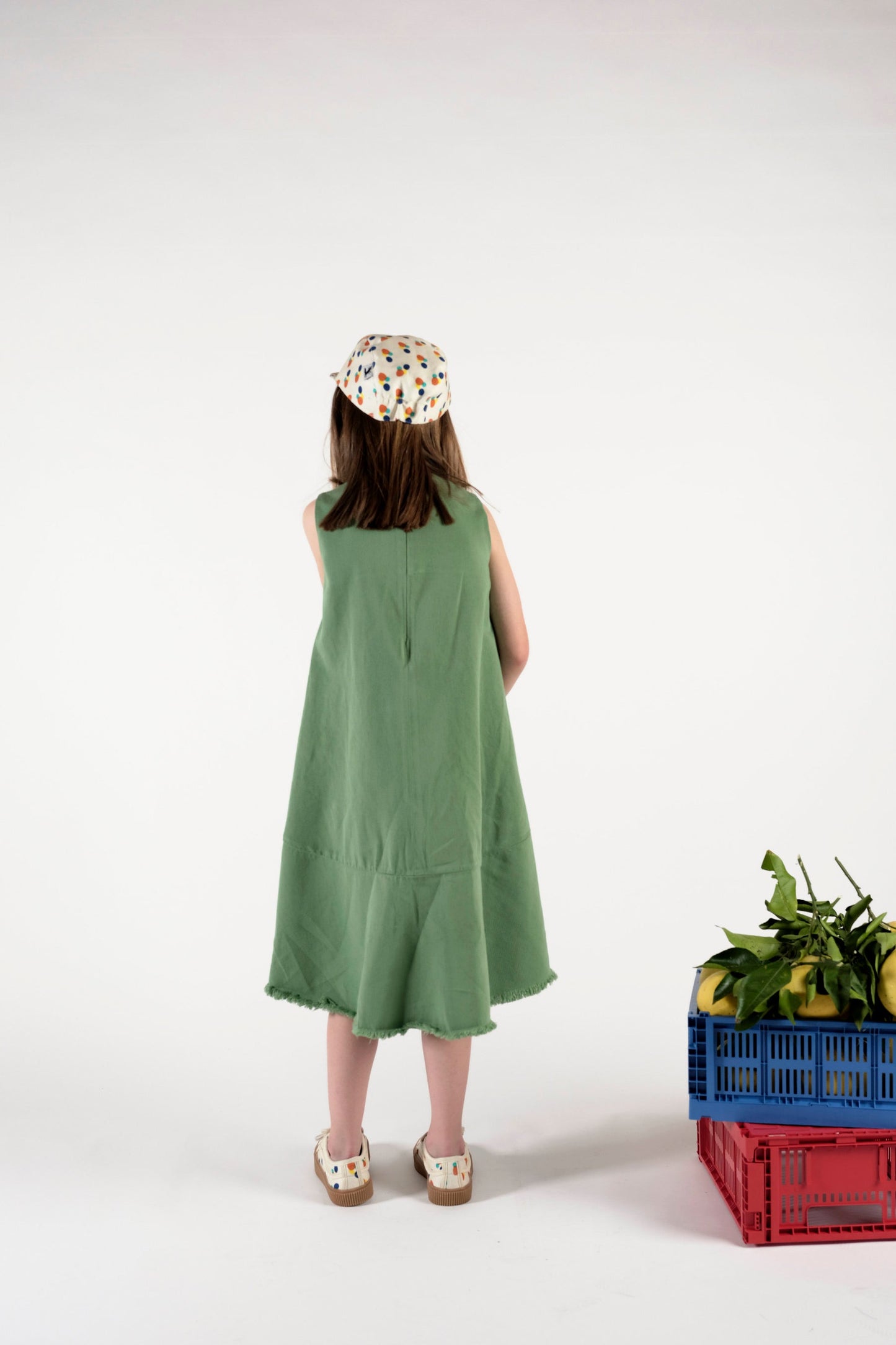 DRESS Laura Stone Green