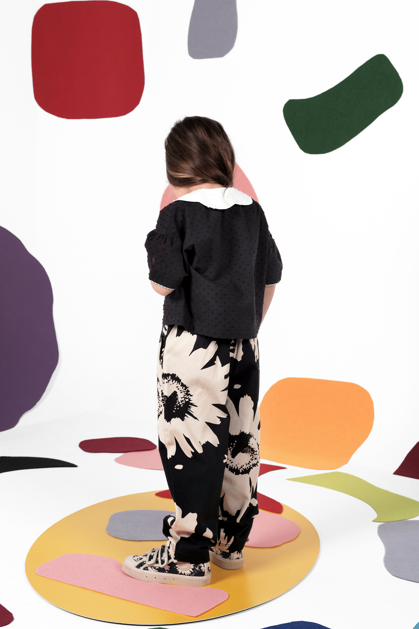 BLOUSE Esmeralda Black Freckles