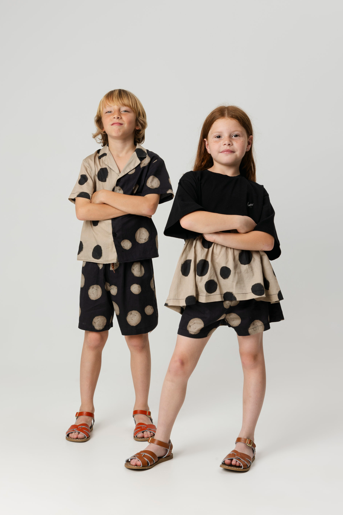 SHORTS Anselmo Polka Black