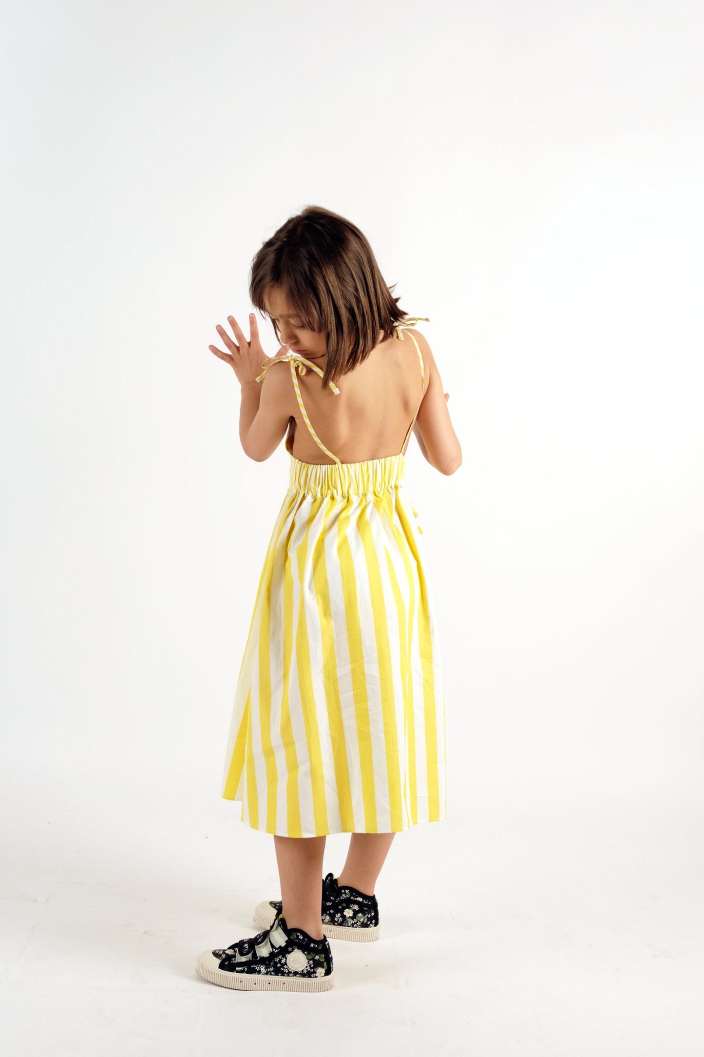 DRESS Amarilis Yellow Stripes