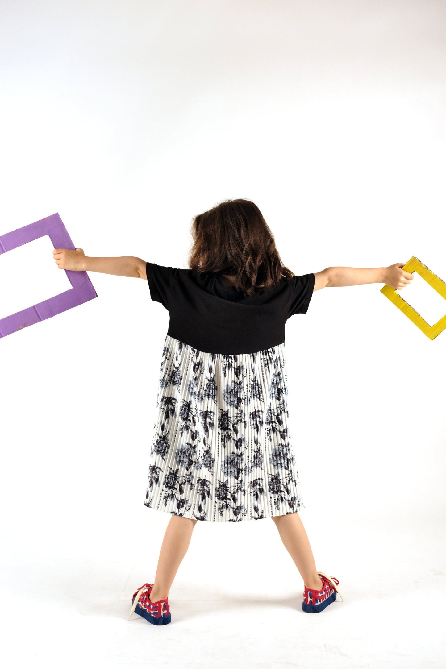 DRESS Mafalda Flowers Cru