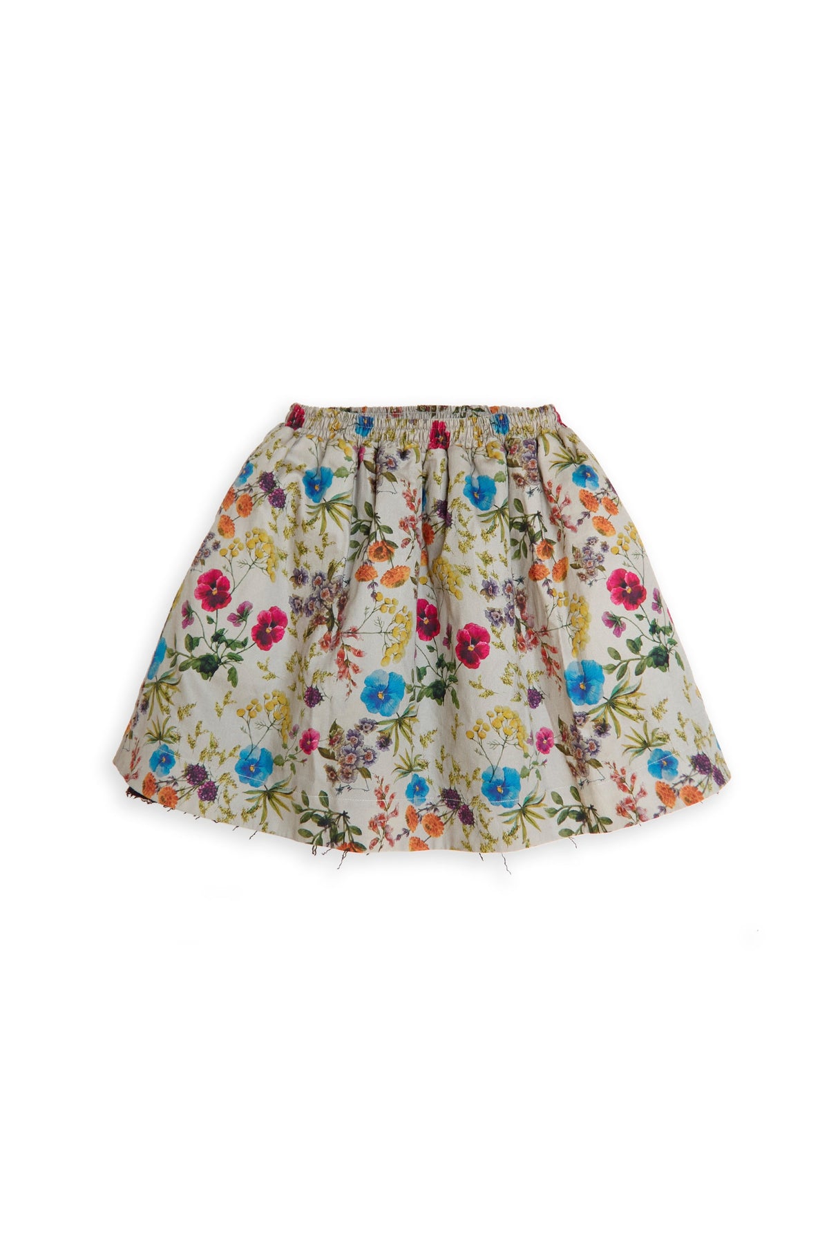 SKIRT Alberta Burgundy Flowers
