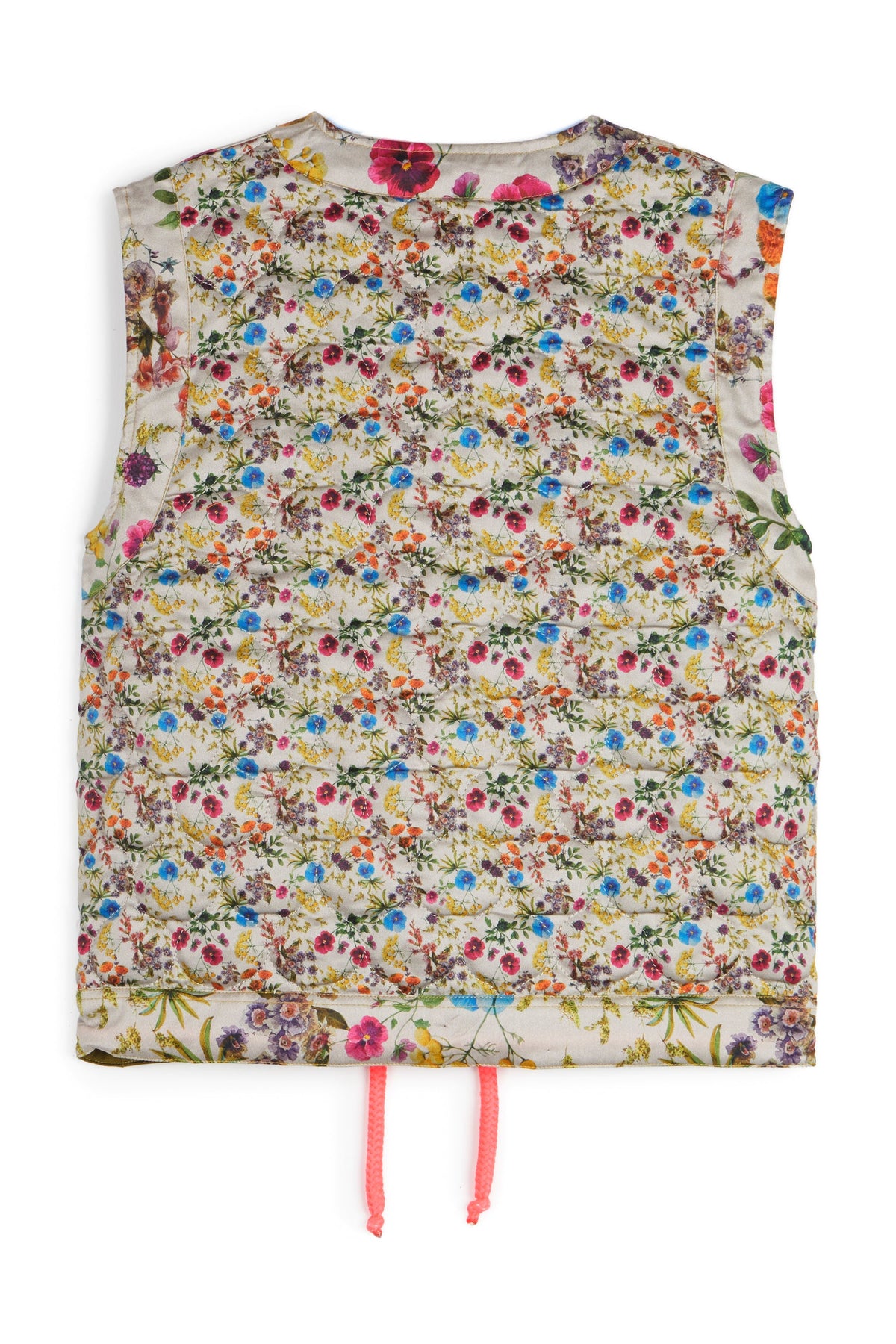 VEST Antero Green Padded Flowers