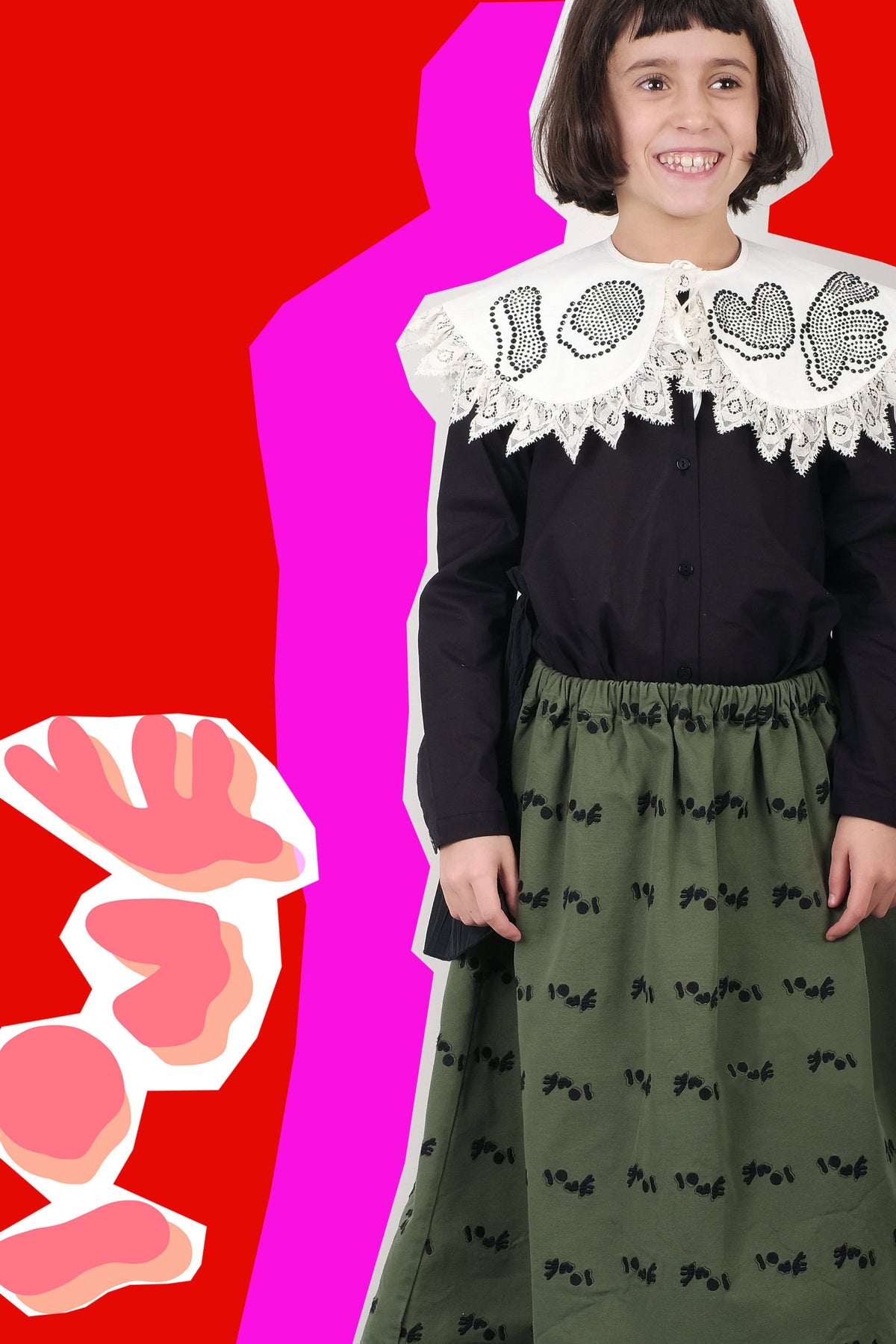 SKIRT Lurdes Love Green