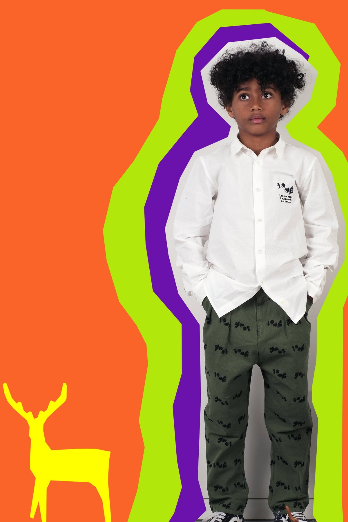 TROUSERS André Love Green