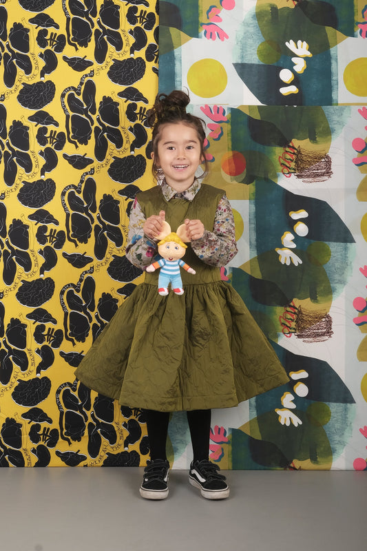 DRESS Adriana Green Padded
