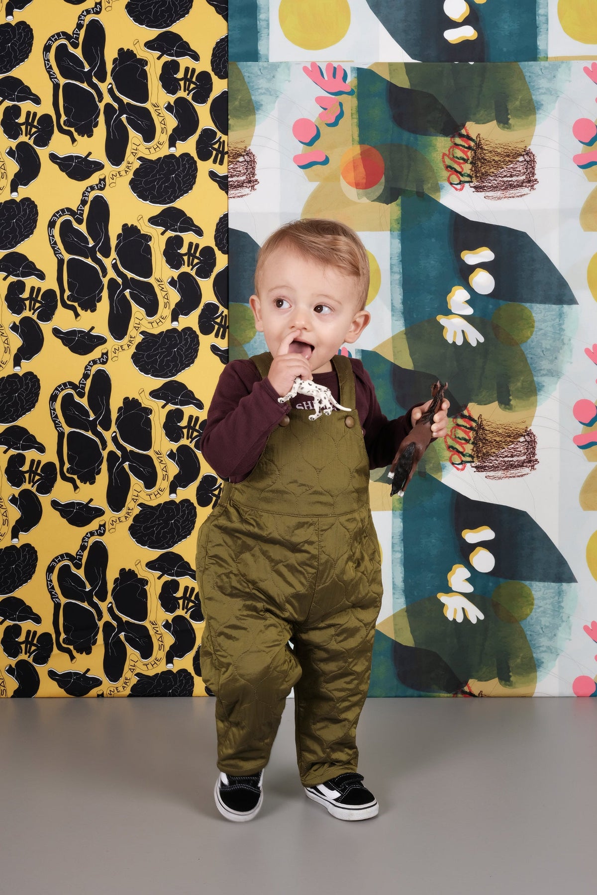 DUNGAREES Guilherme Green Padded