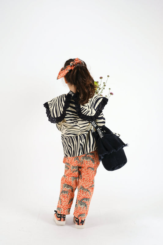 SCRUNCHIE Engrácia Zebra Garden