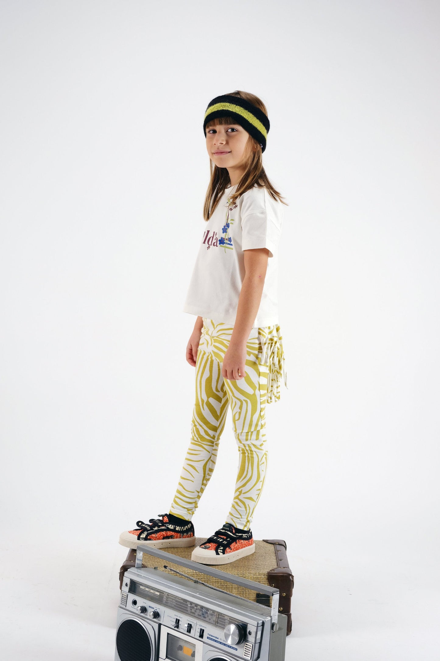 LEGGINGS Ana Zebra Olive