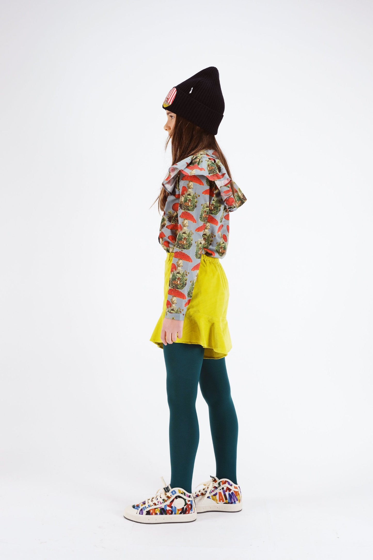 SHORTS Aurélia Velvet Lime