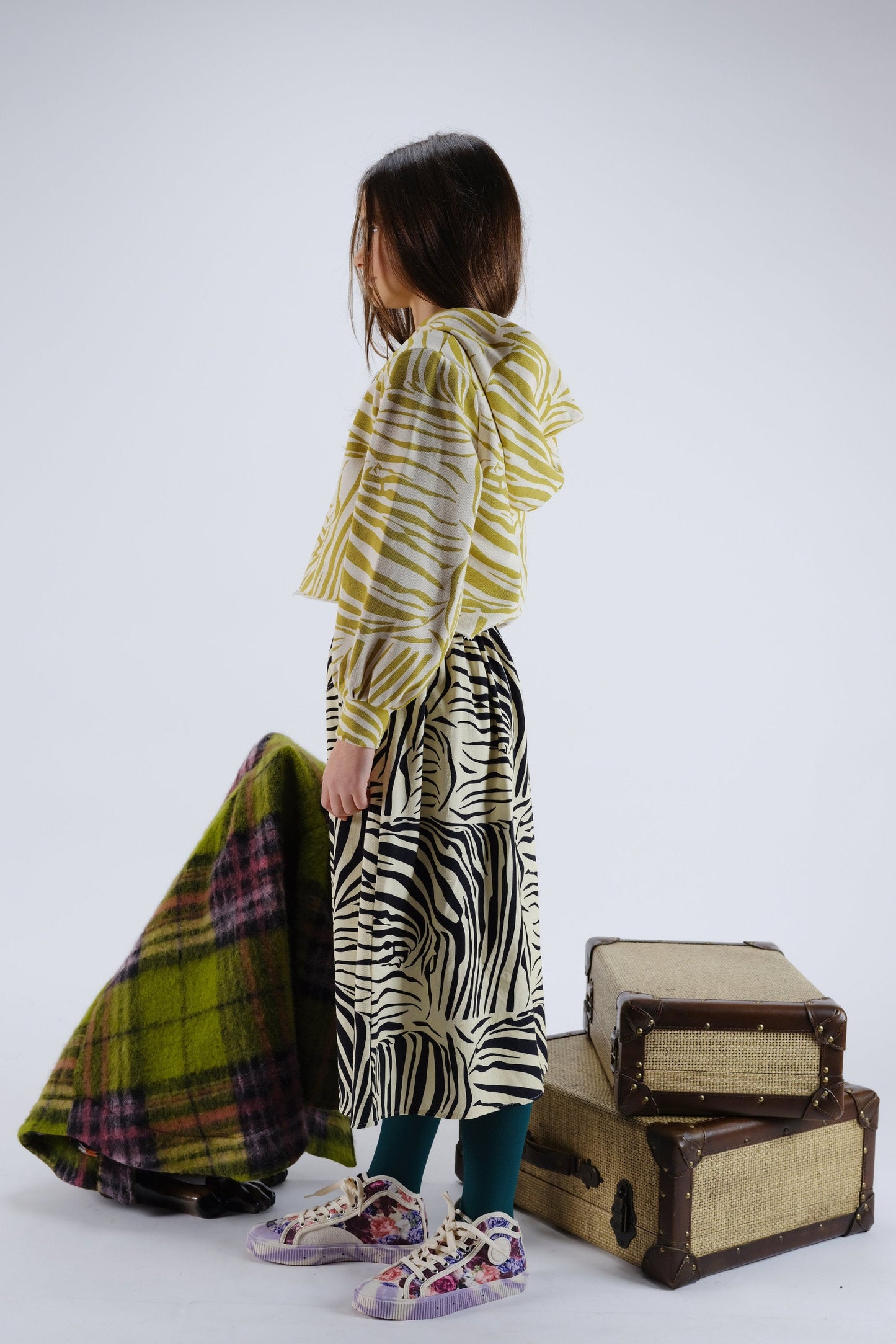 SKIRT Silvina Zebra Black