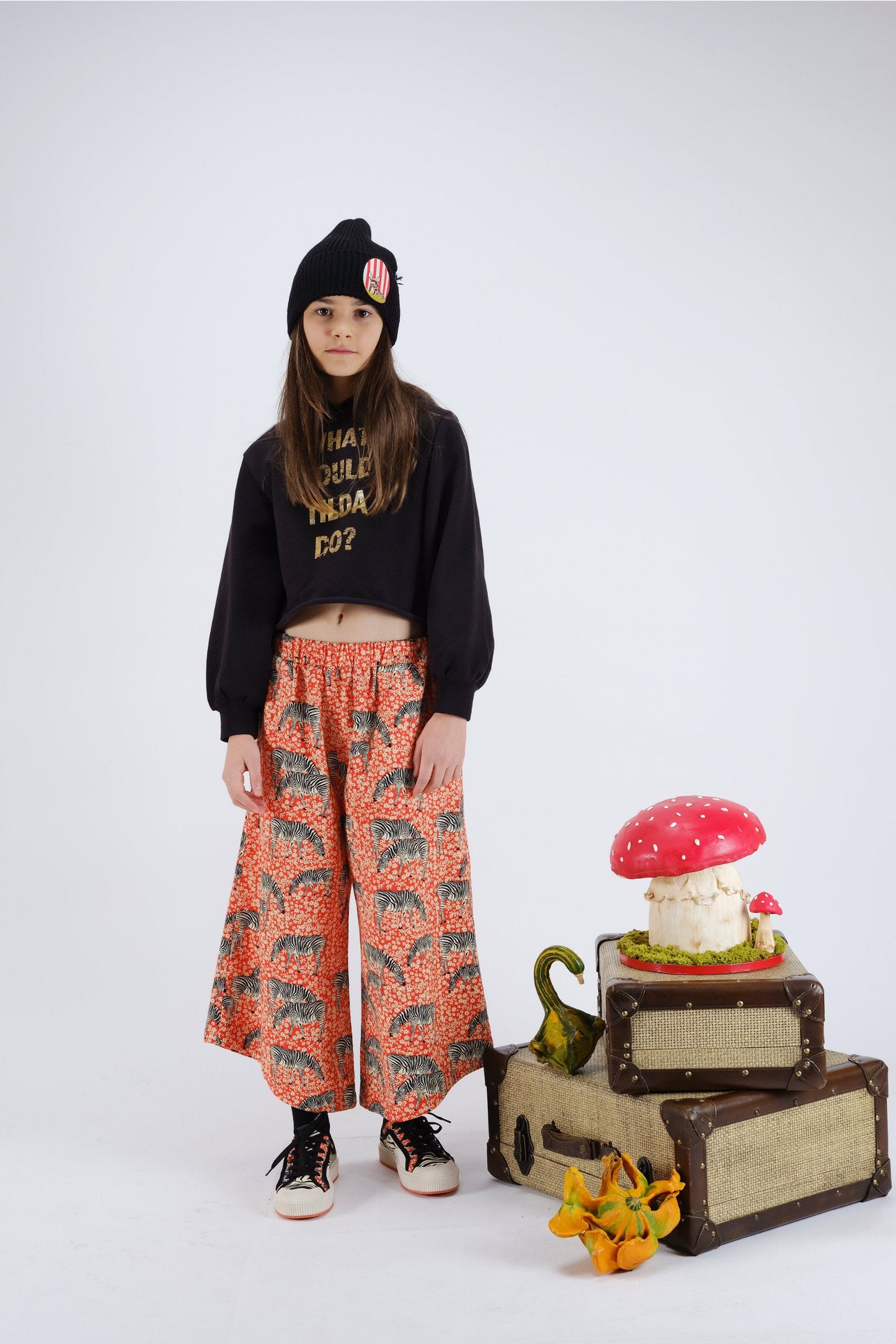 TROUSERS Elsa Zebra Garden