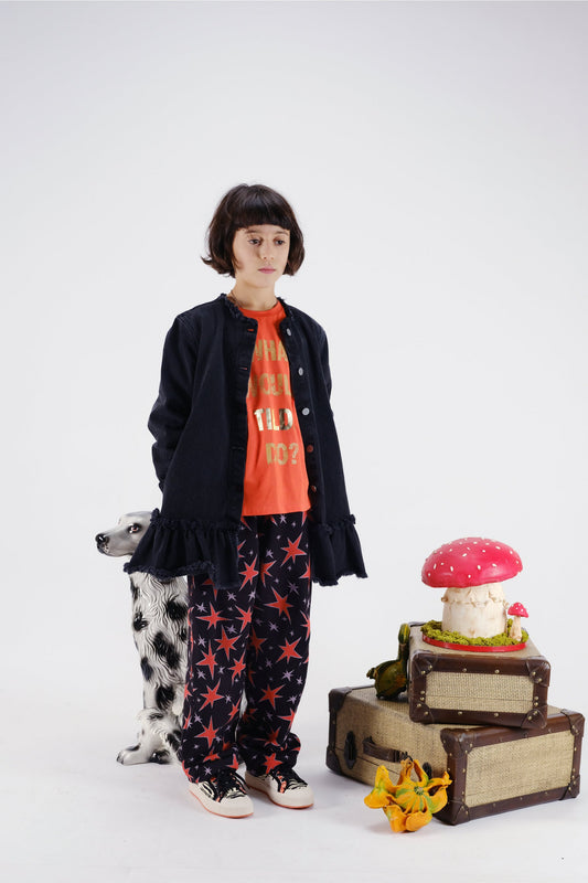 COAT Valentina Denim Black