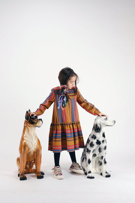 DRESS Doroteia Vintage Stripes