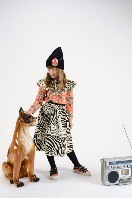 SKIRT Silvina Zebra Black