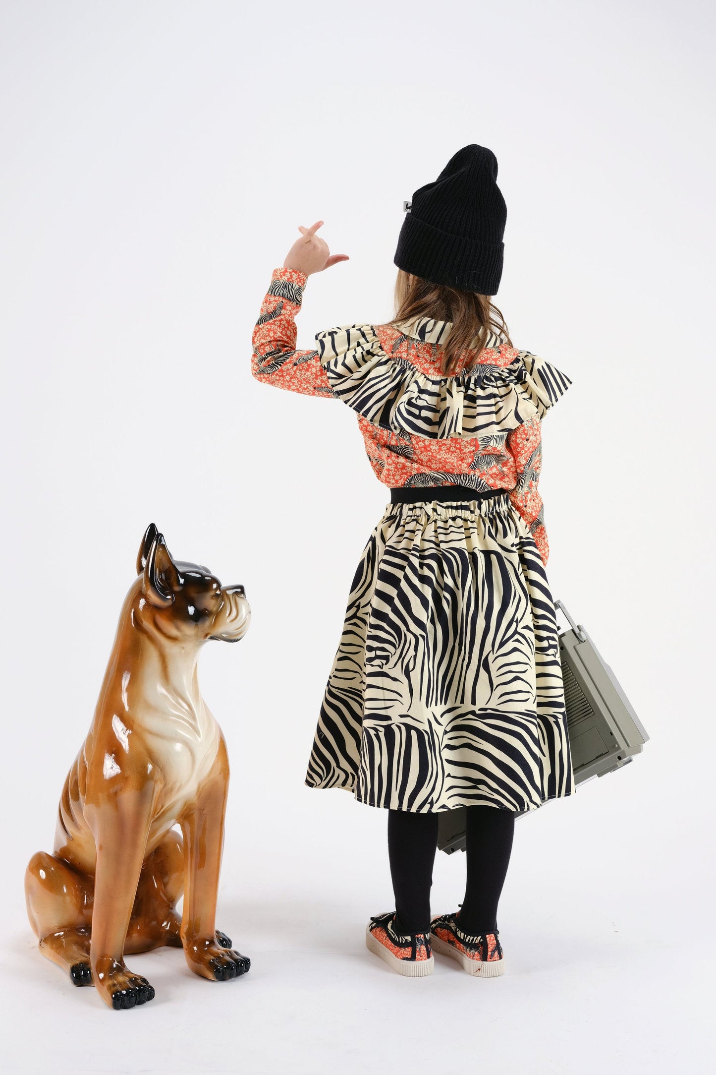 SKIRT Silvina Zebra Black