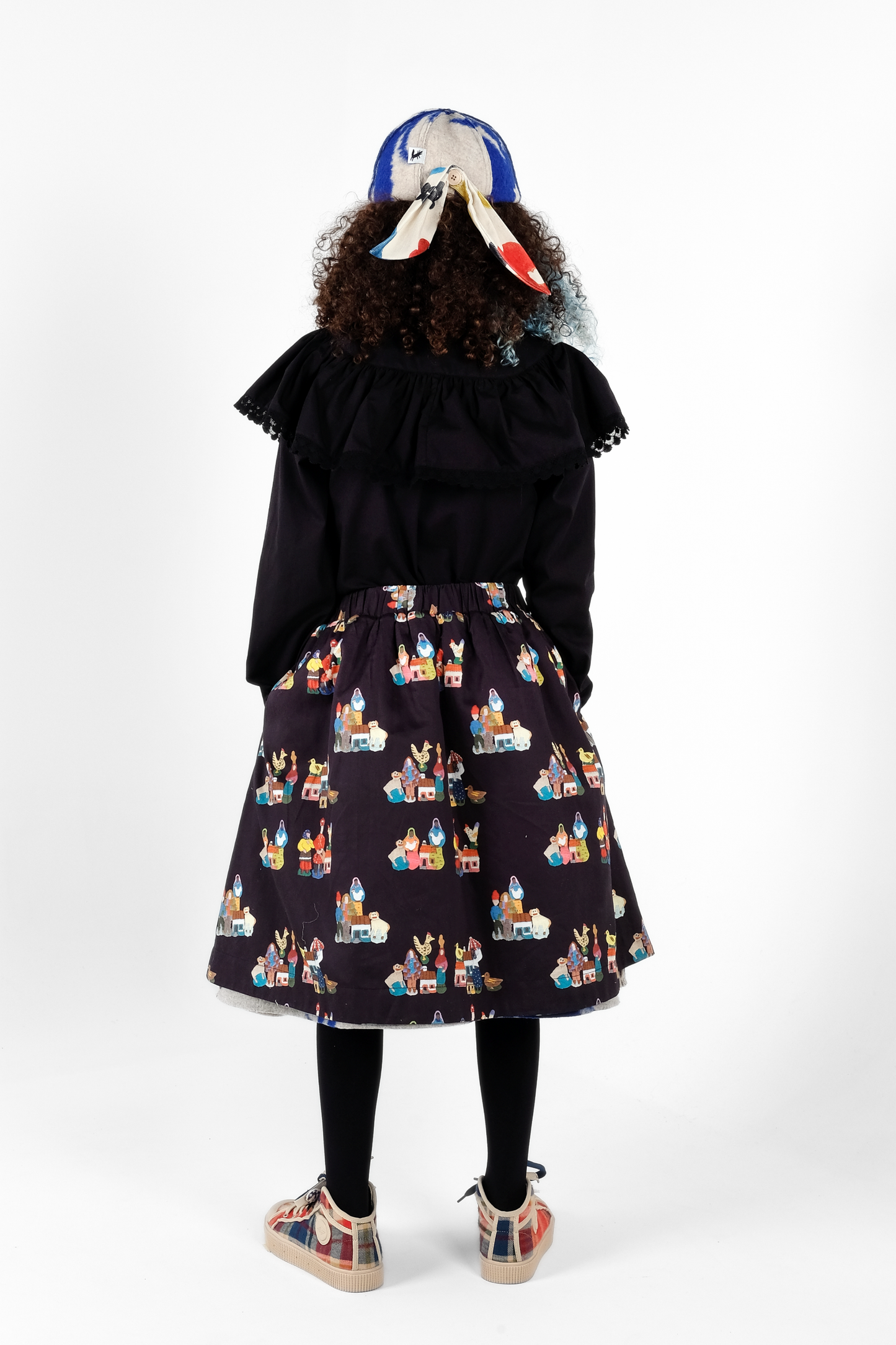 SKIRT Alberta Azulejo