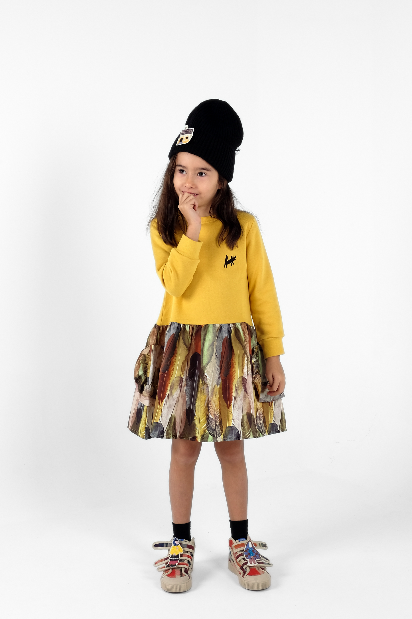 DRESS Mercedes Mostarda