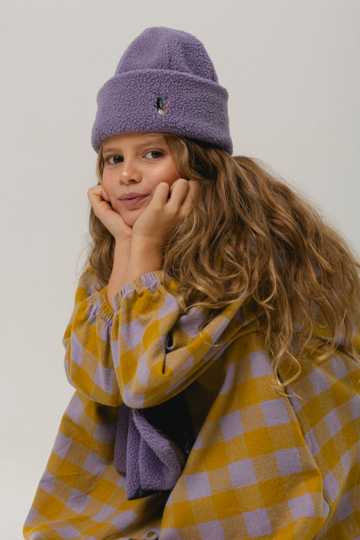 BEANIE Mário Eggplant