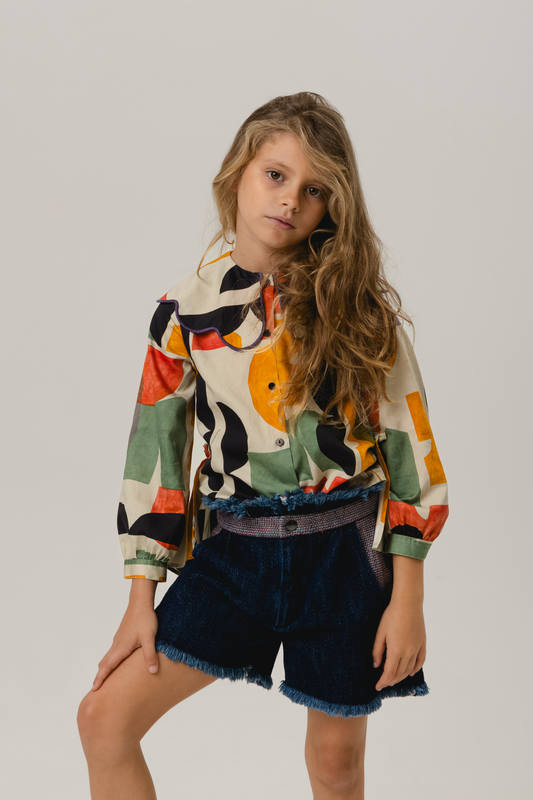 BLOUSE Eva Geometrie