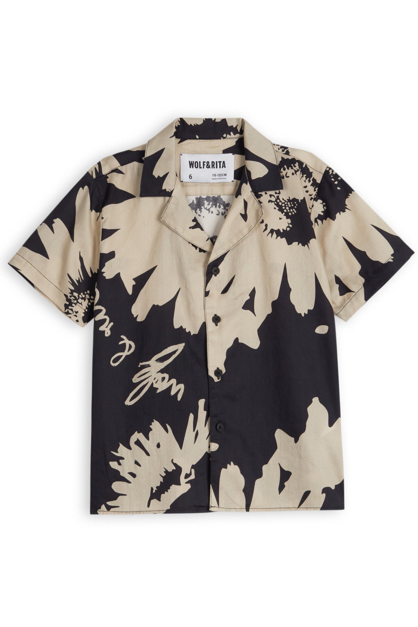 SHIRT Bruno Botanical Black