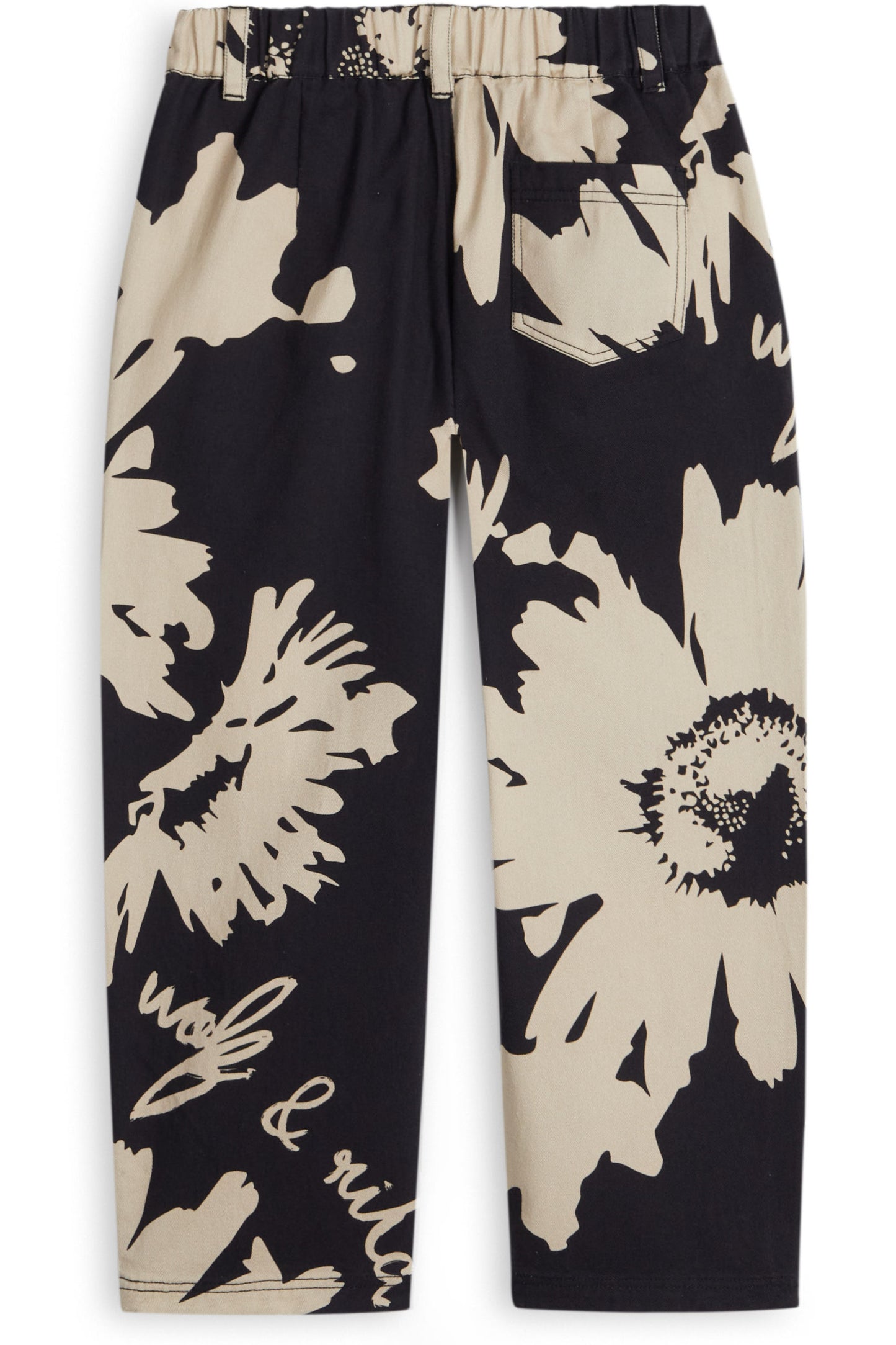TROUSERS Celso Botanical Black