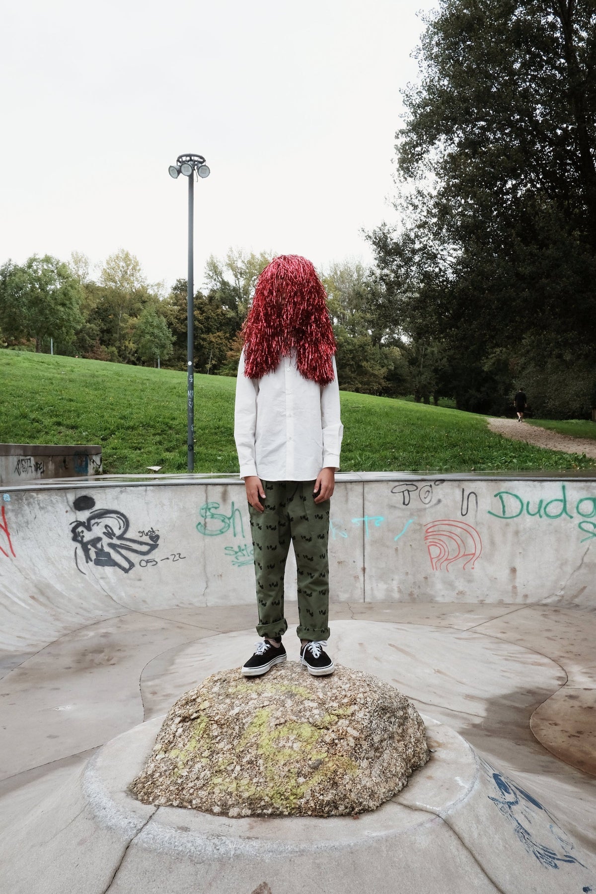 TROUSERS André Love Green