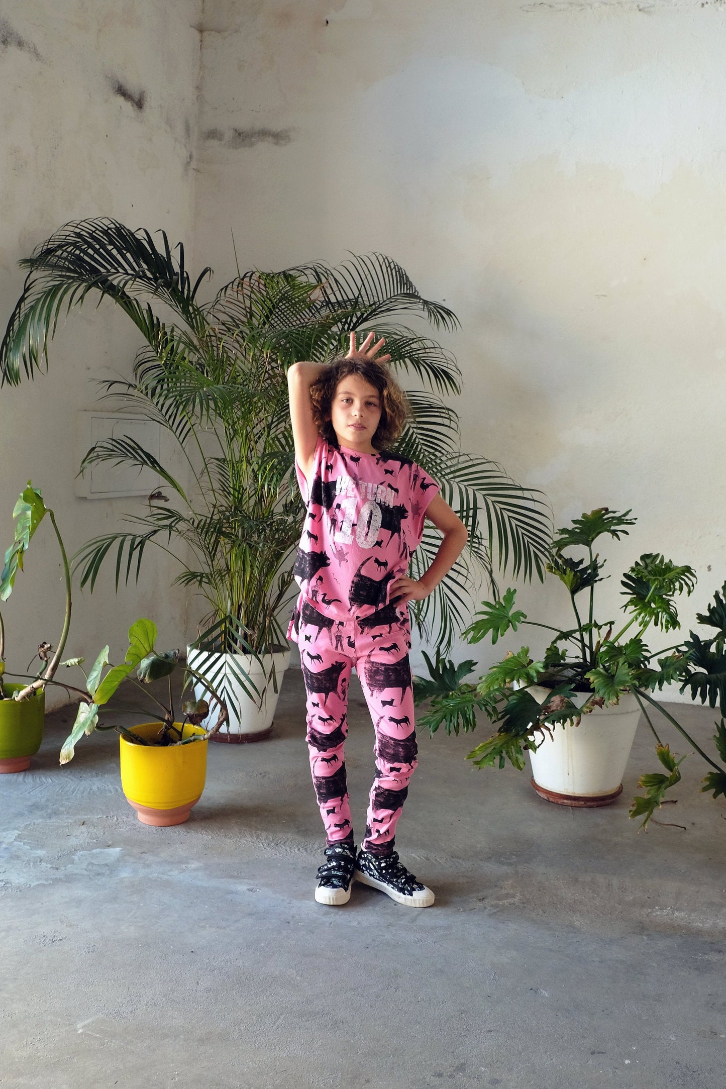 T-SHIRT Flor Pink Cosmos