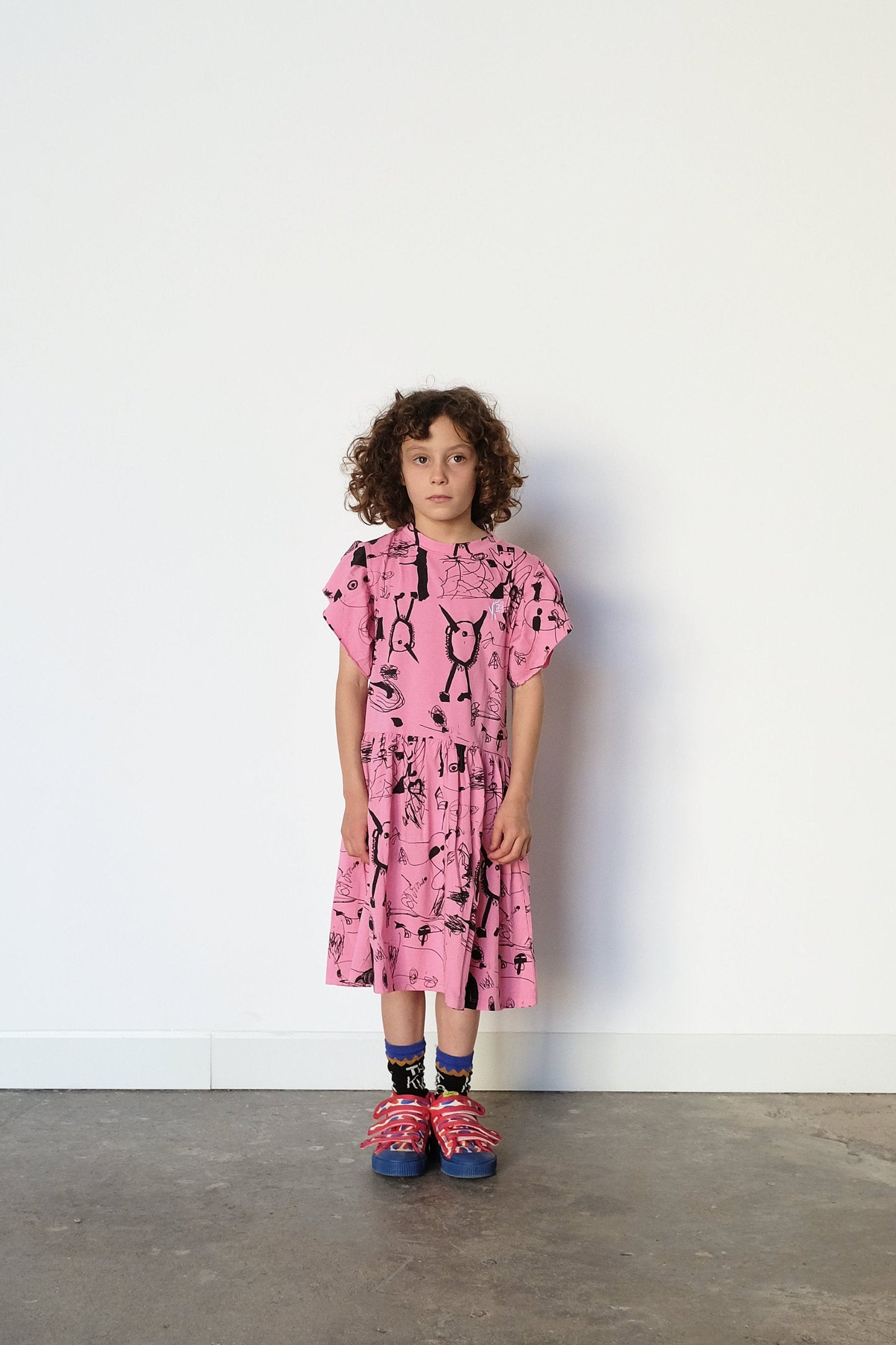 DRESS Jacinta Pink Cosmos