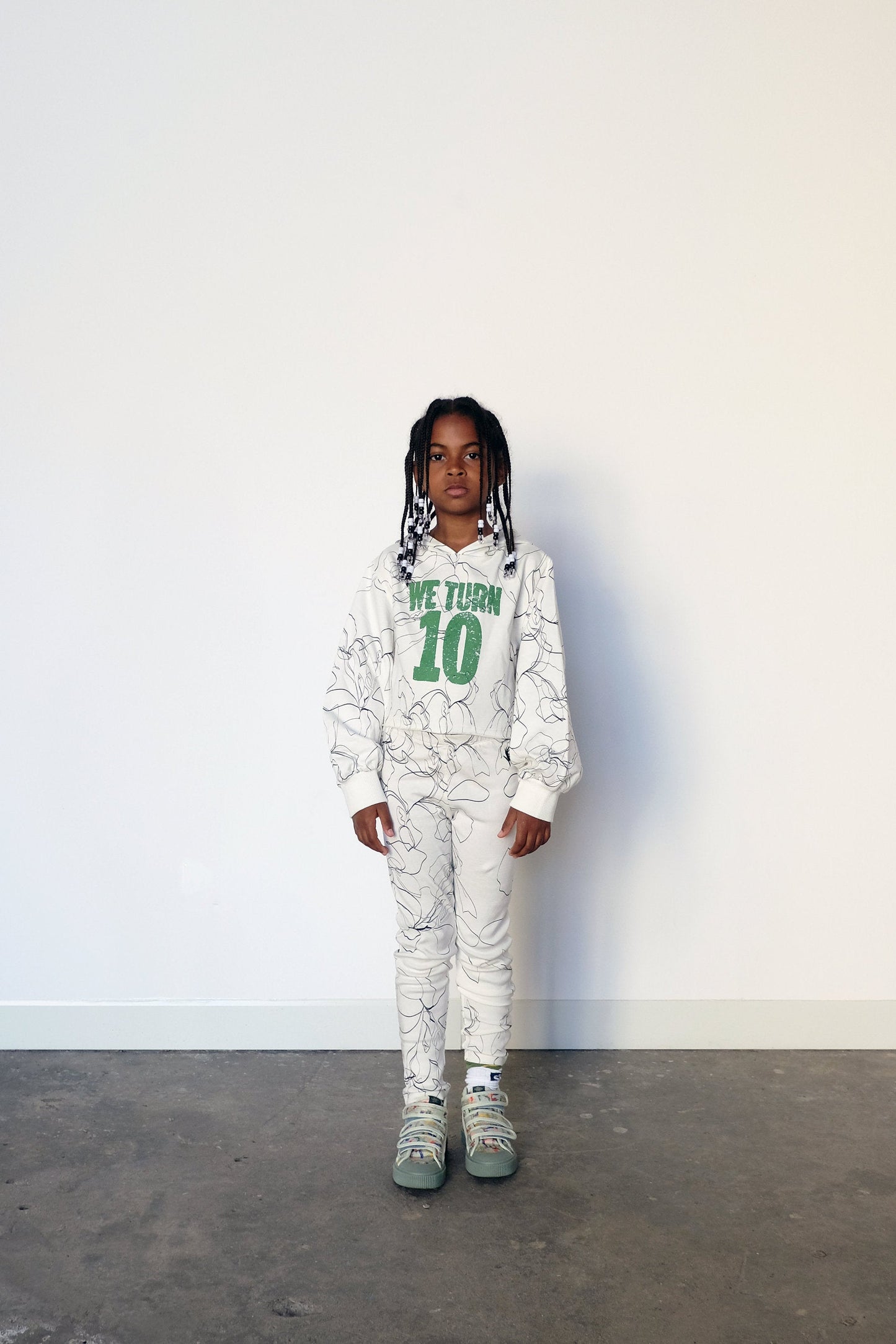 LEGGINGS Ana Sketches White