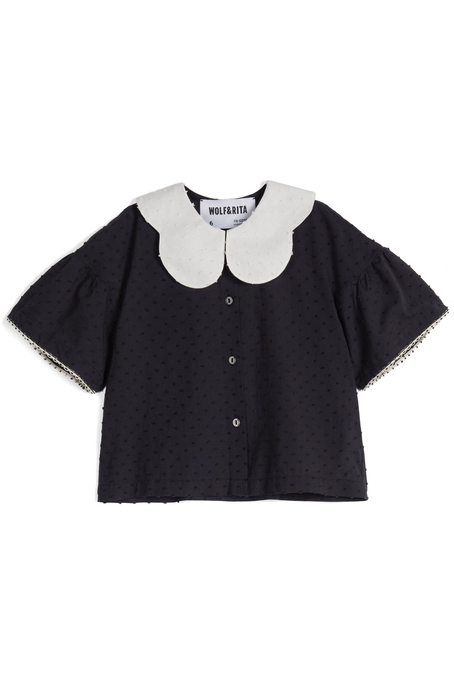 BLOUSE Esmeralda Black Freckles