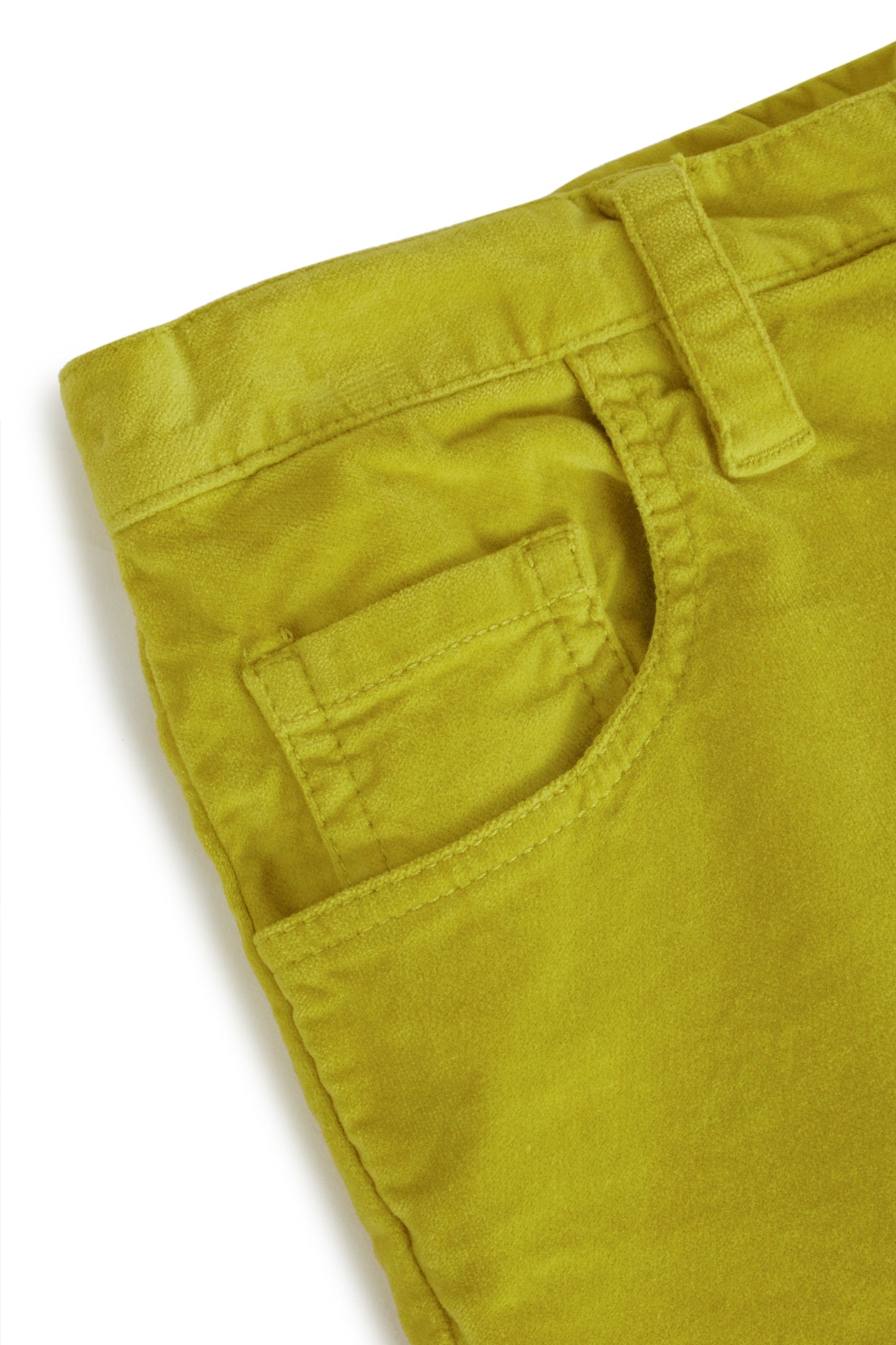 TROUSERS Filipe Velvet Lime