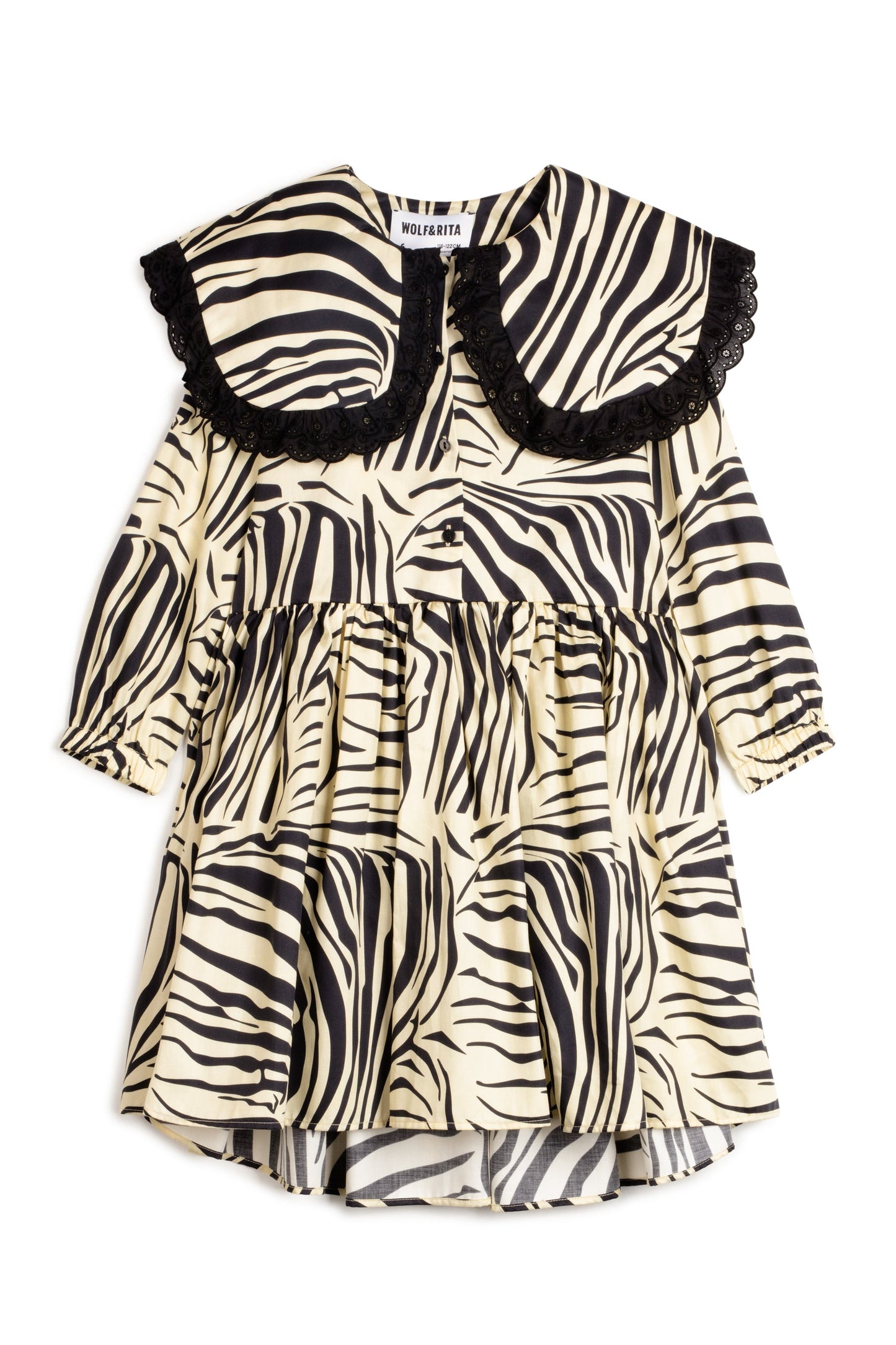 DRESS Gilberta Zebra Black