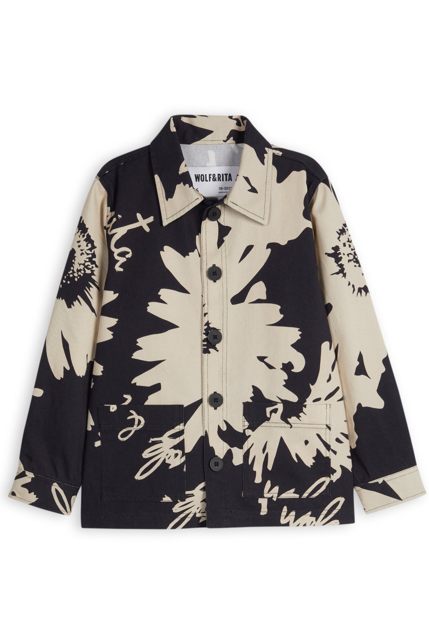 COAT Jaime Botanical Black