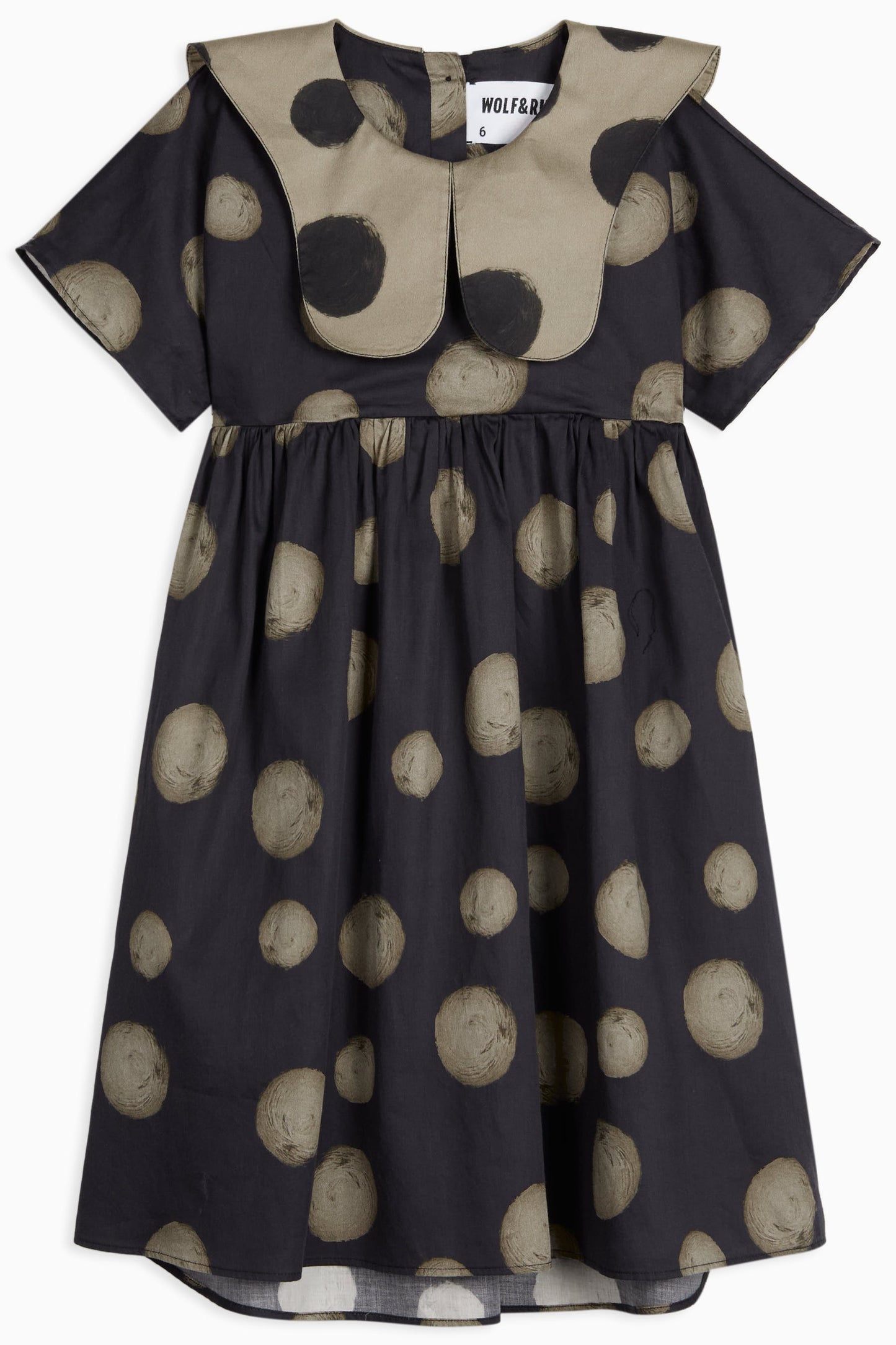 DRESS Silvia Polka Black