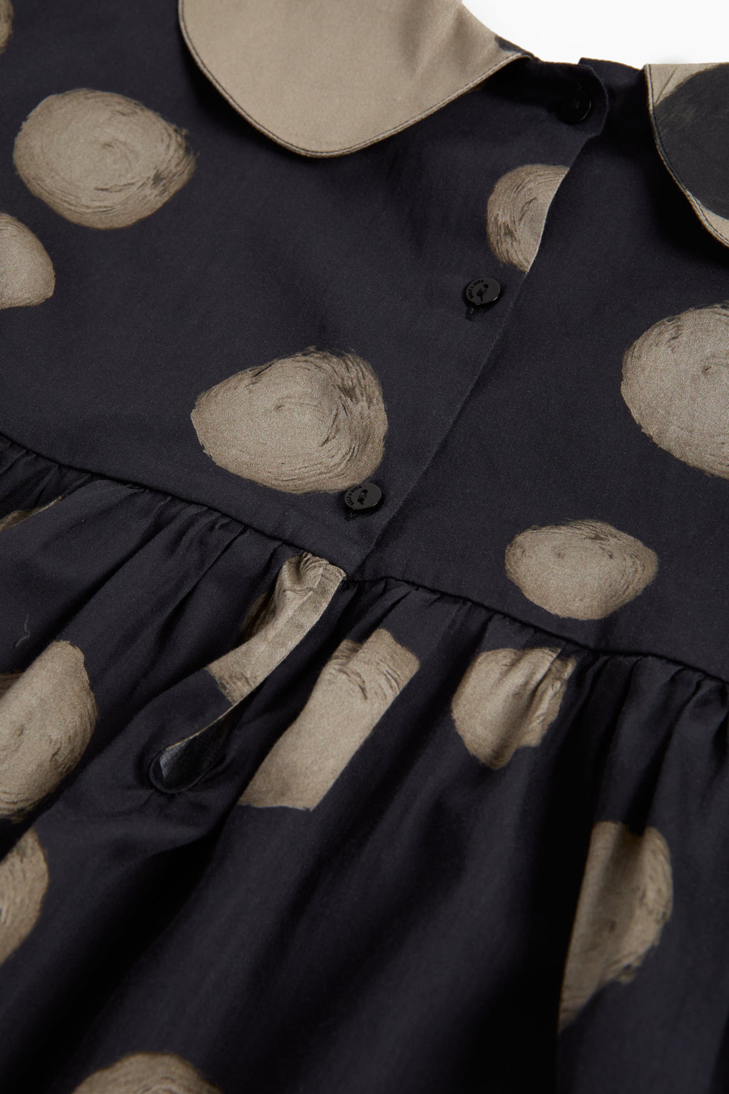 DRESS Silvia Polka Black