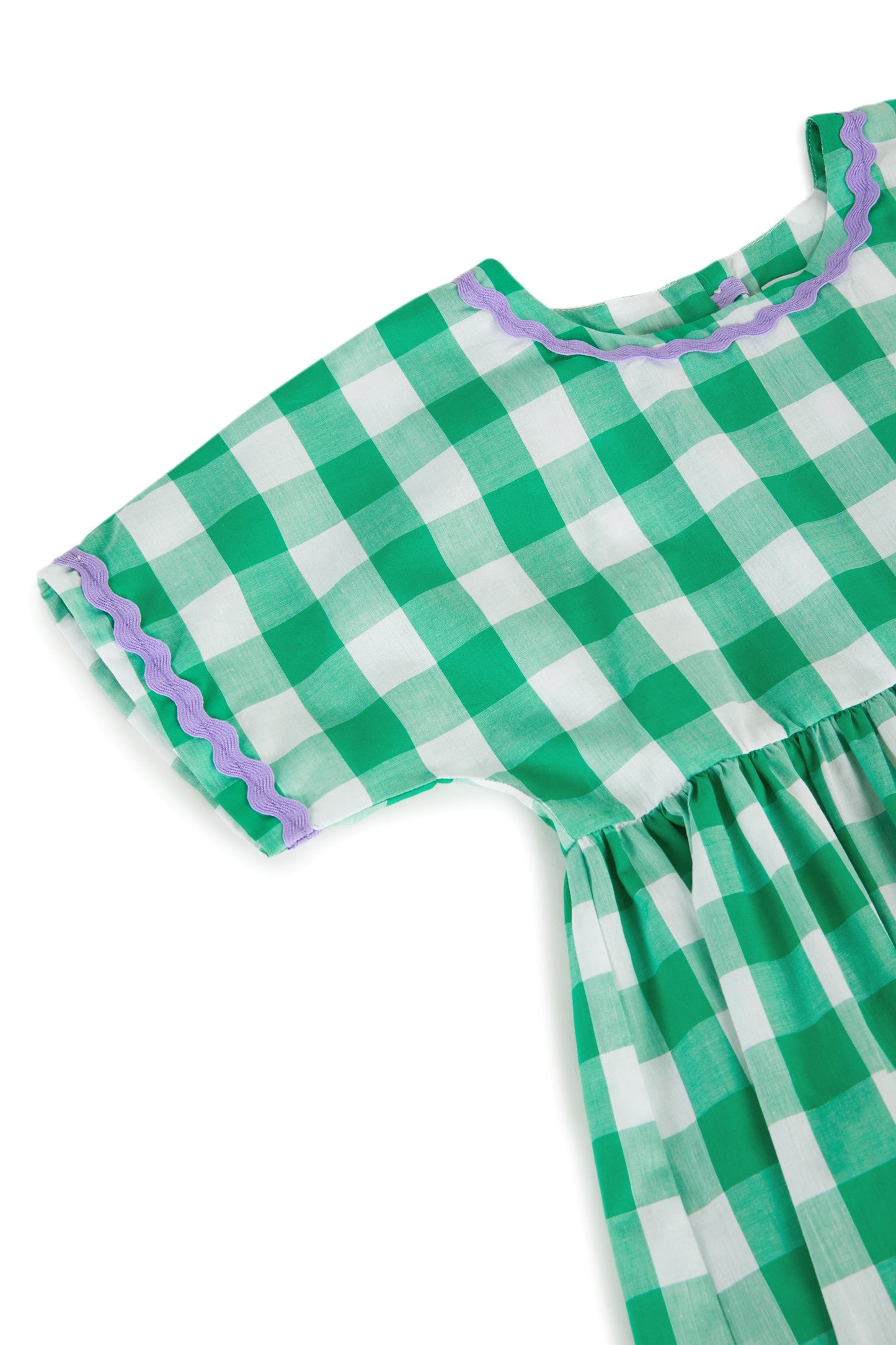 DRESS Silvia Vichy Green
