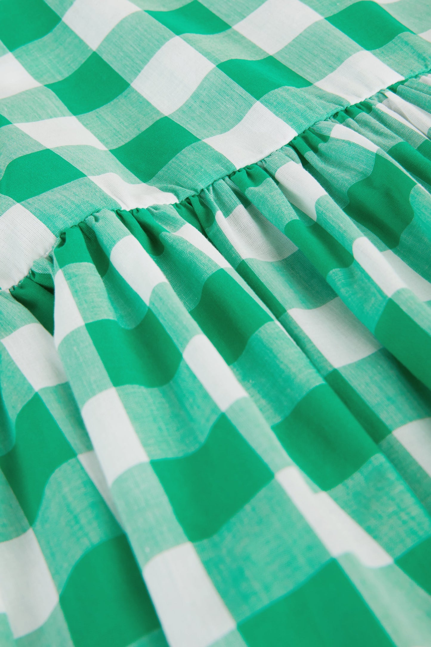 DRESS Silvia Vichy Green