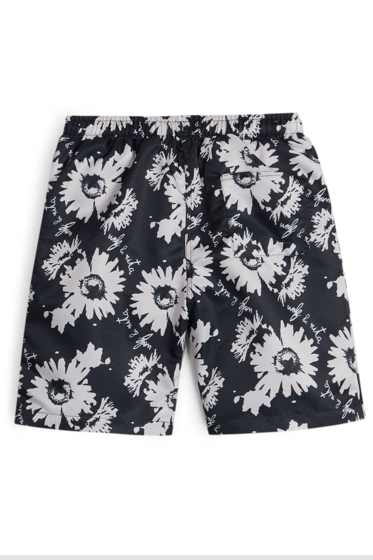 SHORTS Simão Botanical Black