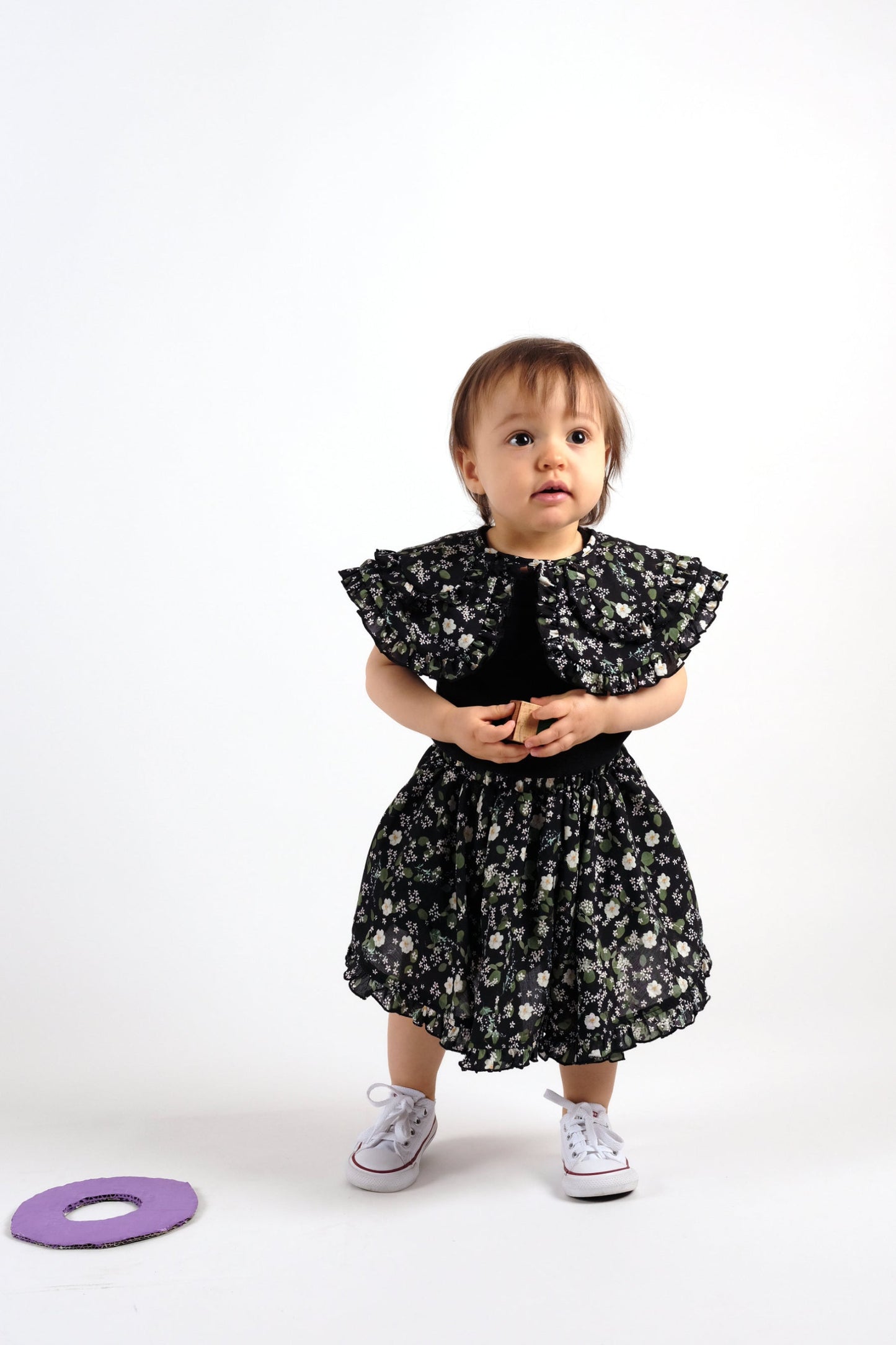 SHORTS Luisa Black Garden