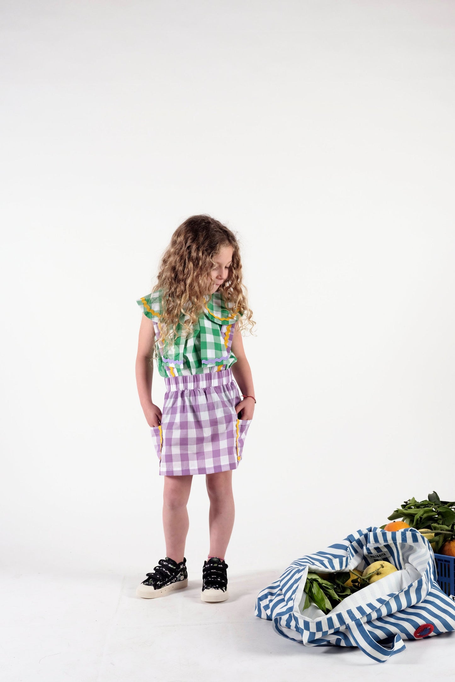 SKIRT Celina Vichy Lilac