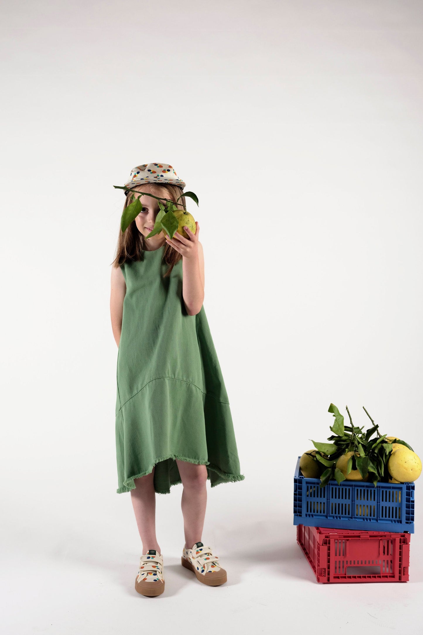 DRESS Laura Stone Green