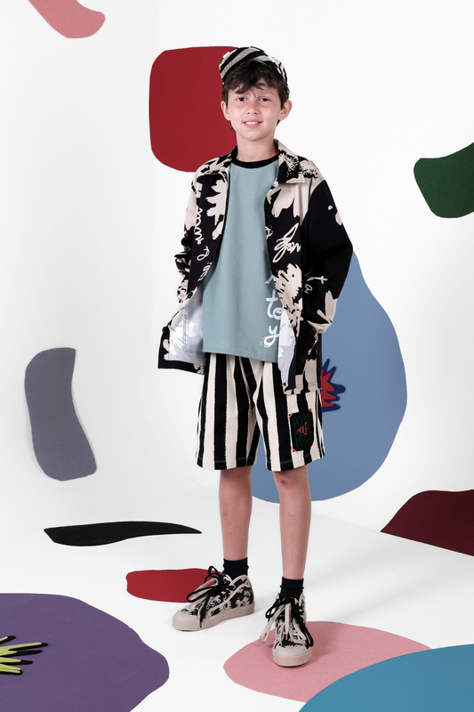 COAT Jaime Botanical Black