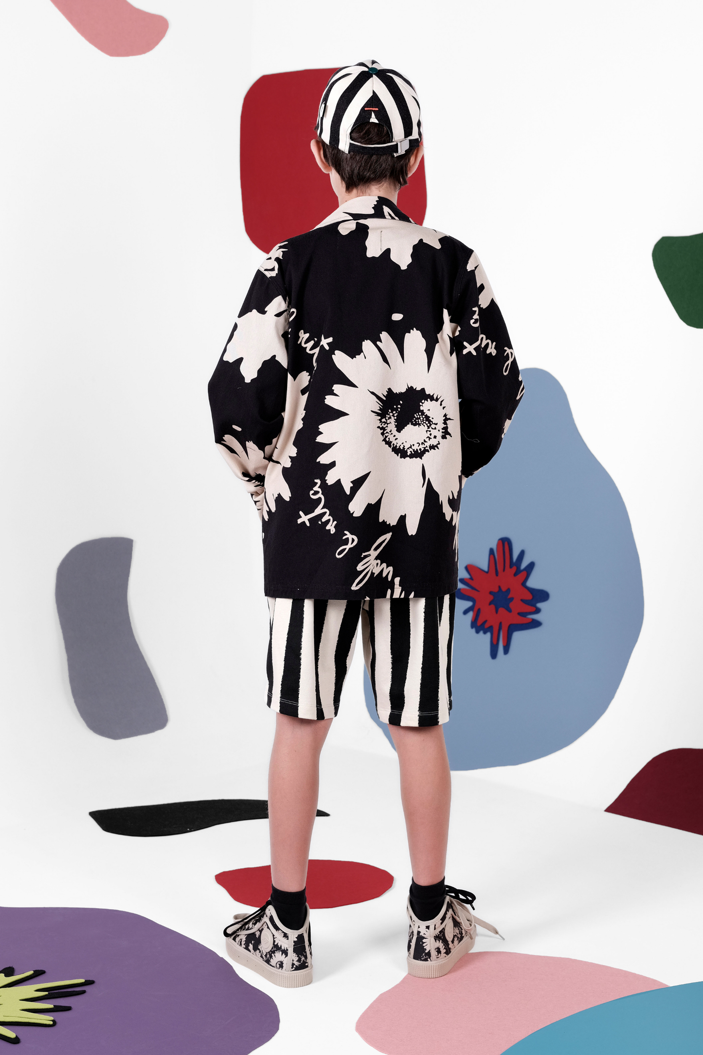 COAT Jaime Botanical Black