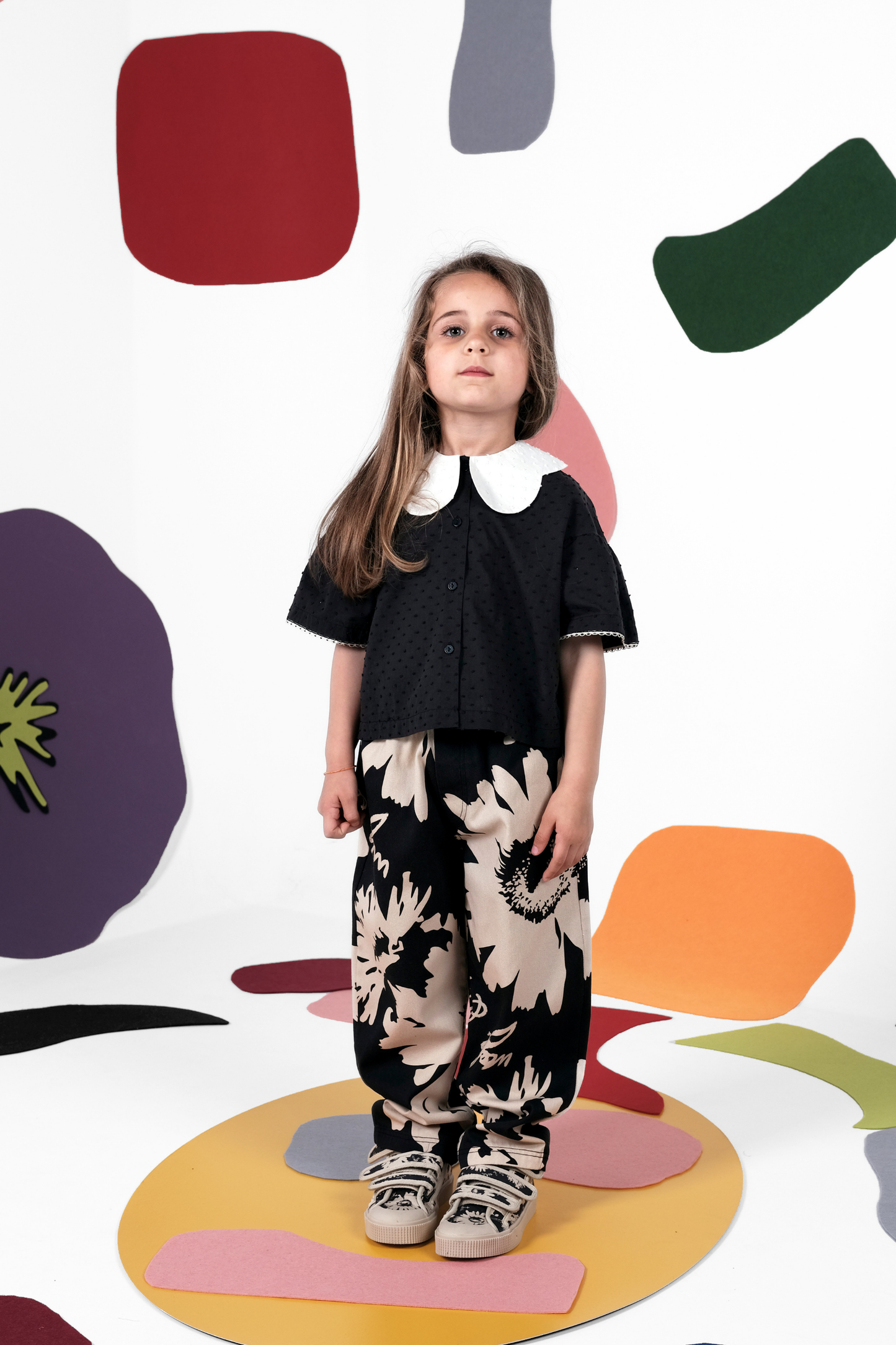 BLOUSE Esmeralda Black Freckles