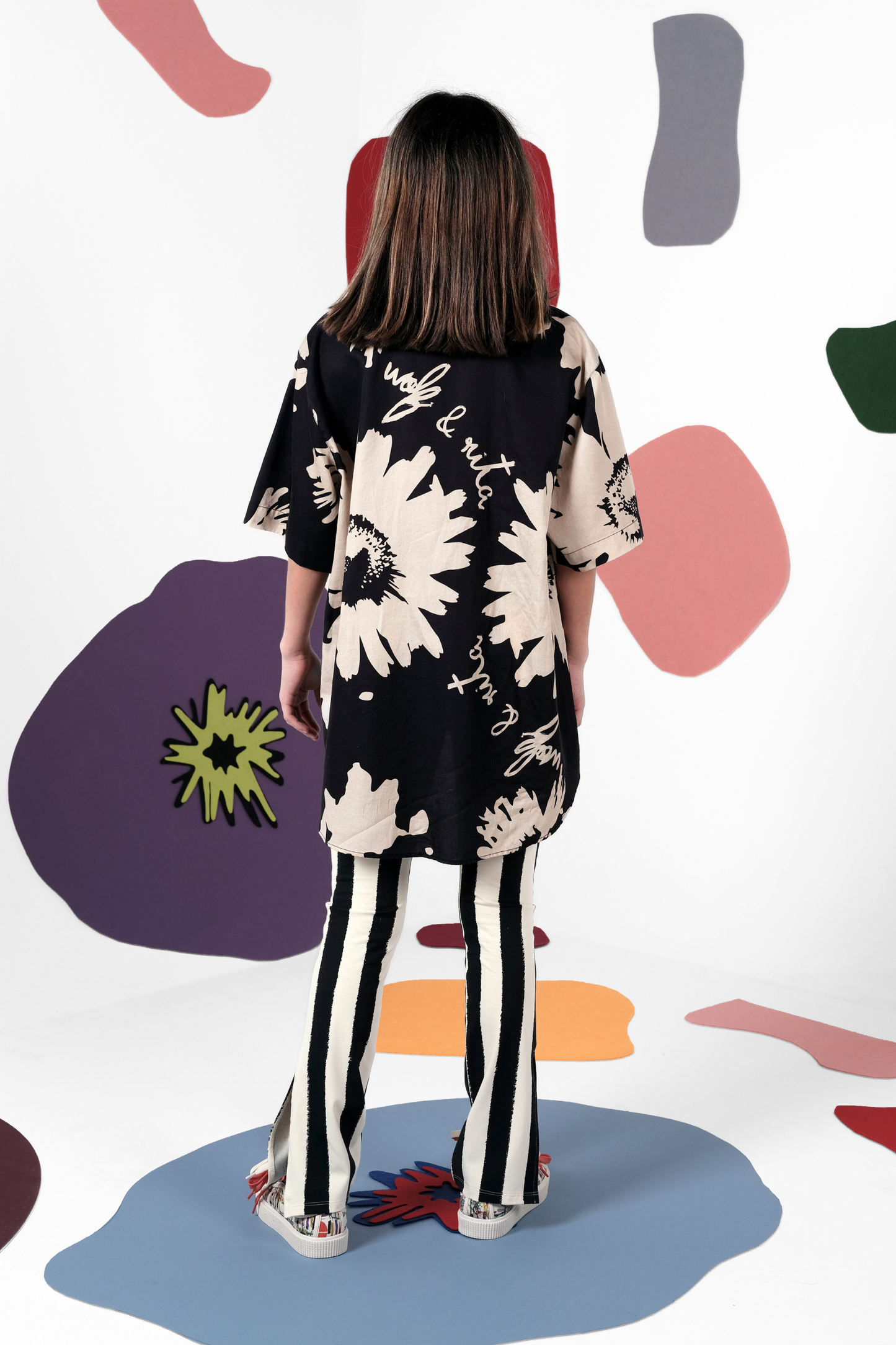 BLOUSE Raquel Botanical Black